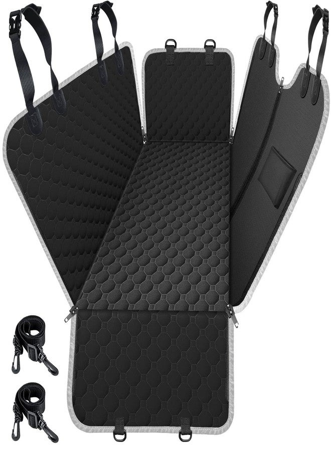 Mancro Dog Car Seat Cover for Back Seat, 2026 Upgraded 600D Heavy Duty Waterproof & Scratch-Resistant Dog Hammock for Car, Back Seat Pet Cover for Dogs with Sedan, Trucks and SUVs, Standard, Black - Image 1